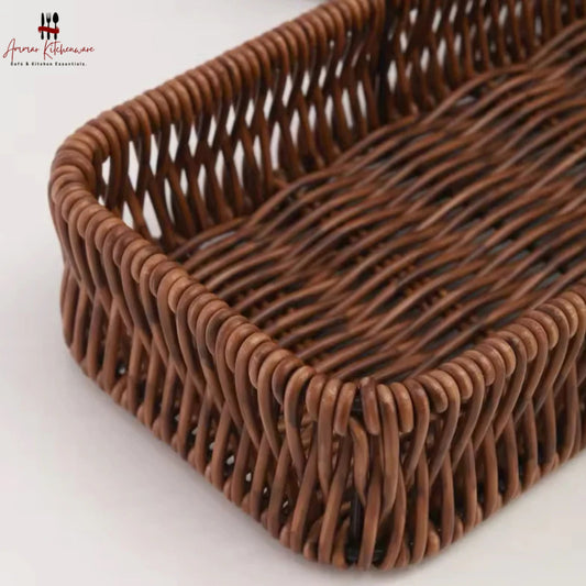 Rectangular Woven Serving Basket