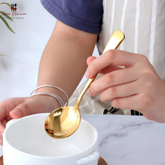 Round Head Stainless Steel Spoon