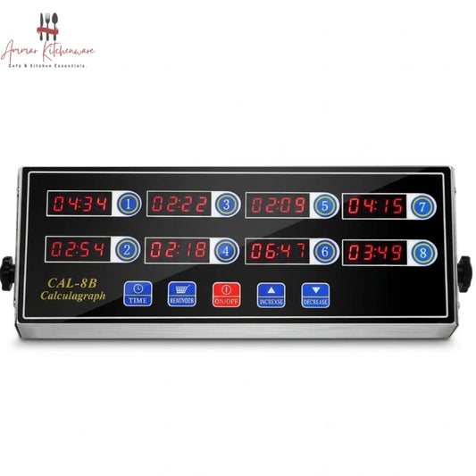 8 Channel Commercial Digital Kitchen Timer