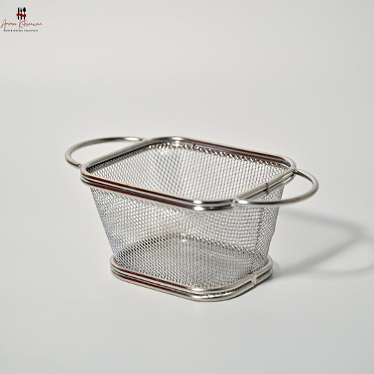 Stainless Steel Mesh French Fries Serving Basket