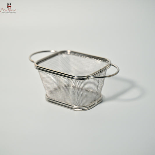 Stainless Steel Mesh French Fries Serving Basket