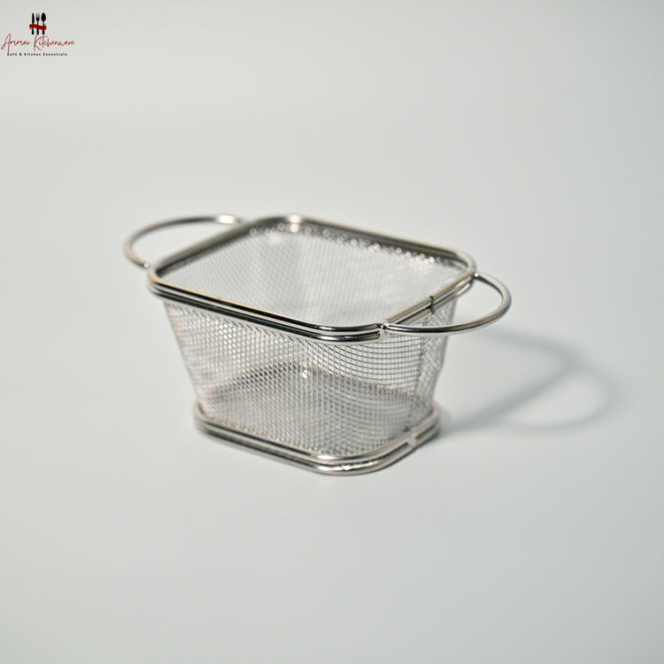 Stainless Steel Mesh French Fries Serving Basket
