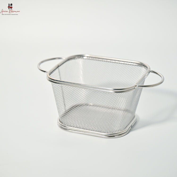 Stainless Steel Mesh French Fries Serving Basket
