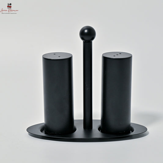 Elegant Stainless Steel Salt and Pepper Shaker Set
