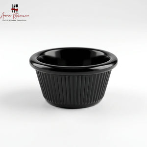 Melamine Ramekin Sauce Cup 60ml Black