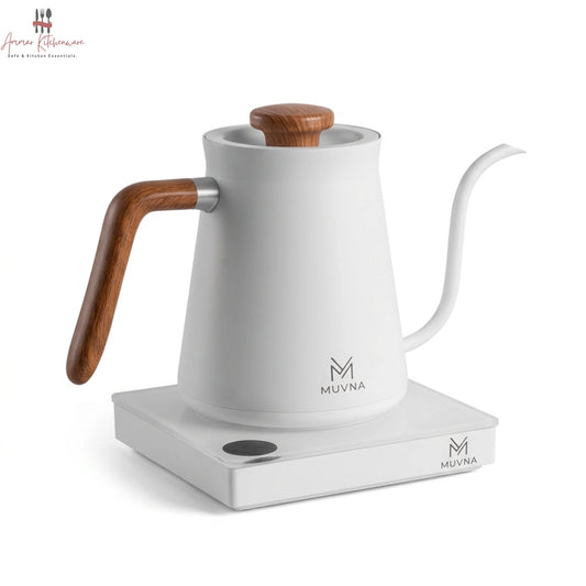 Muvna smart temperature control pour over kettle on digital heating base