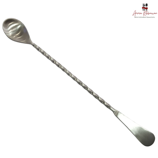 Stainless Steel Twisted Bar Spoon