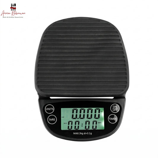 Oval Digital Coffee Scale with Timer