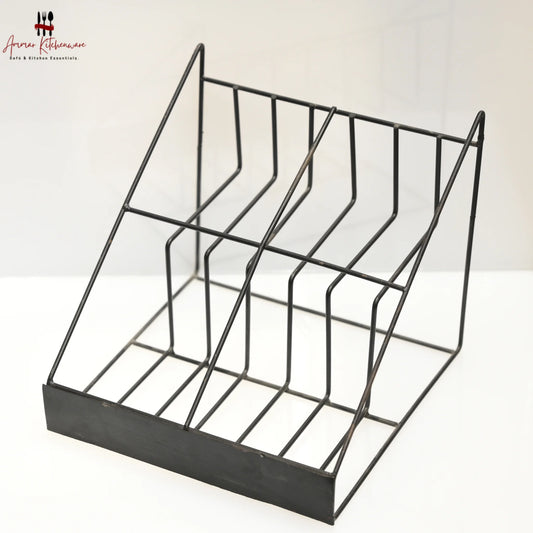 Dual Row 4 Tier Sauce Bottle Rack