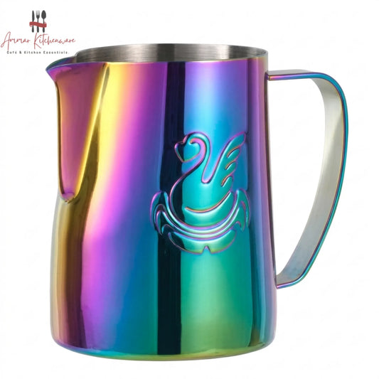 Jibbi Rainbow Stainless Steel Milk Frothing Pitcher