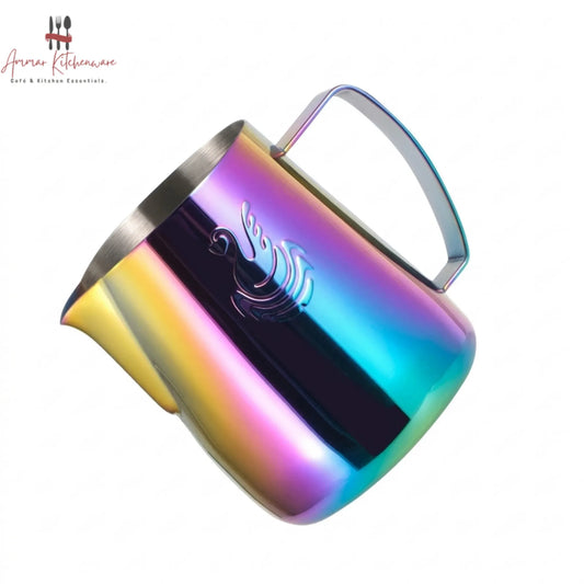 Jibbi Rainbow Stainless Steel Milk Frothing Pitcher