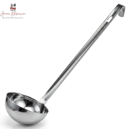 Stainless Steel Portion Ladle with Hooked Handle