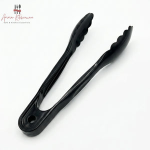 Heavy Duty Black Acrylic Food Serving Tong