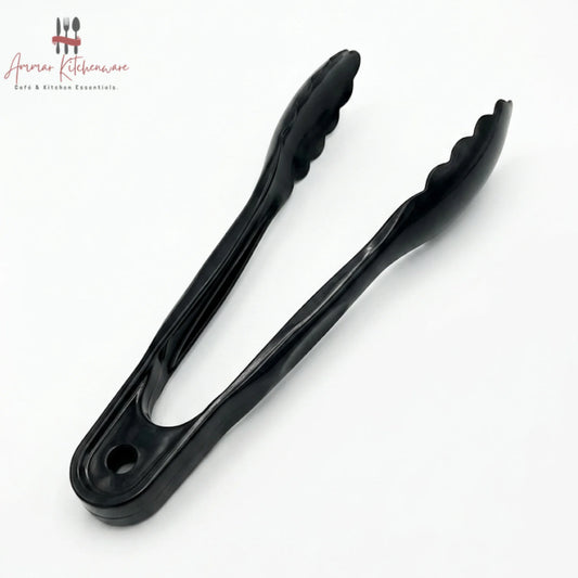 Heavy Duty Black Acrylic Food Serving Tong