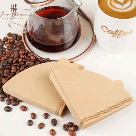V60 Brown Coffee Filter Paper unbleached