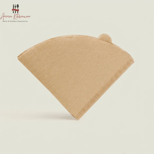 V60 Brown Coffee Filter Paper unbleached