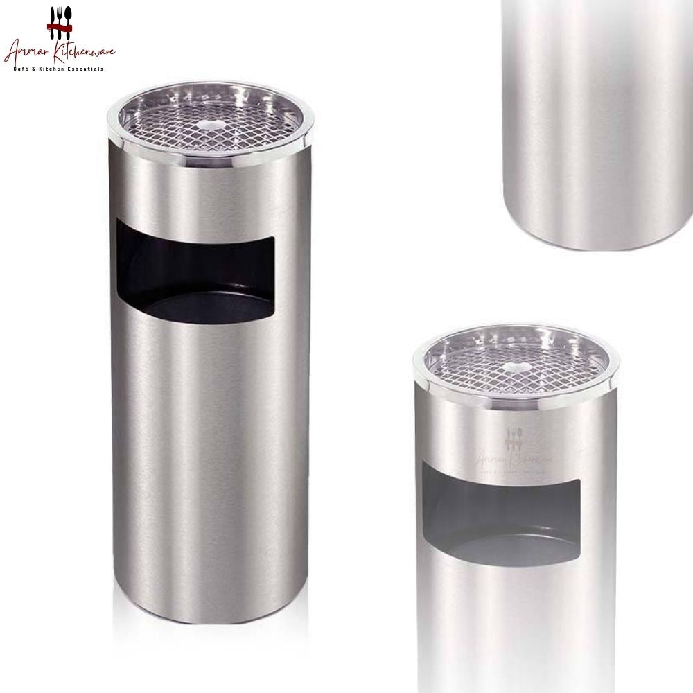 Standing Round Ashtray Bin