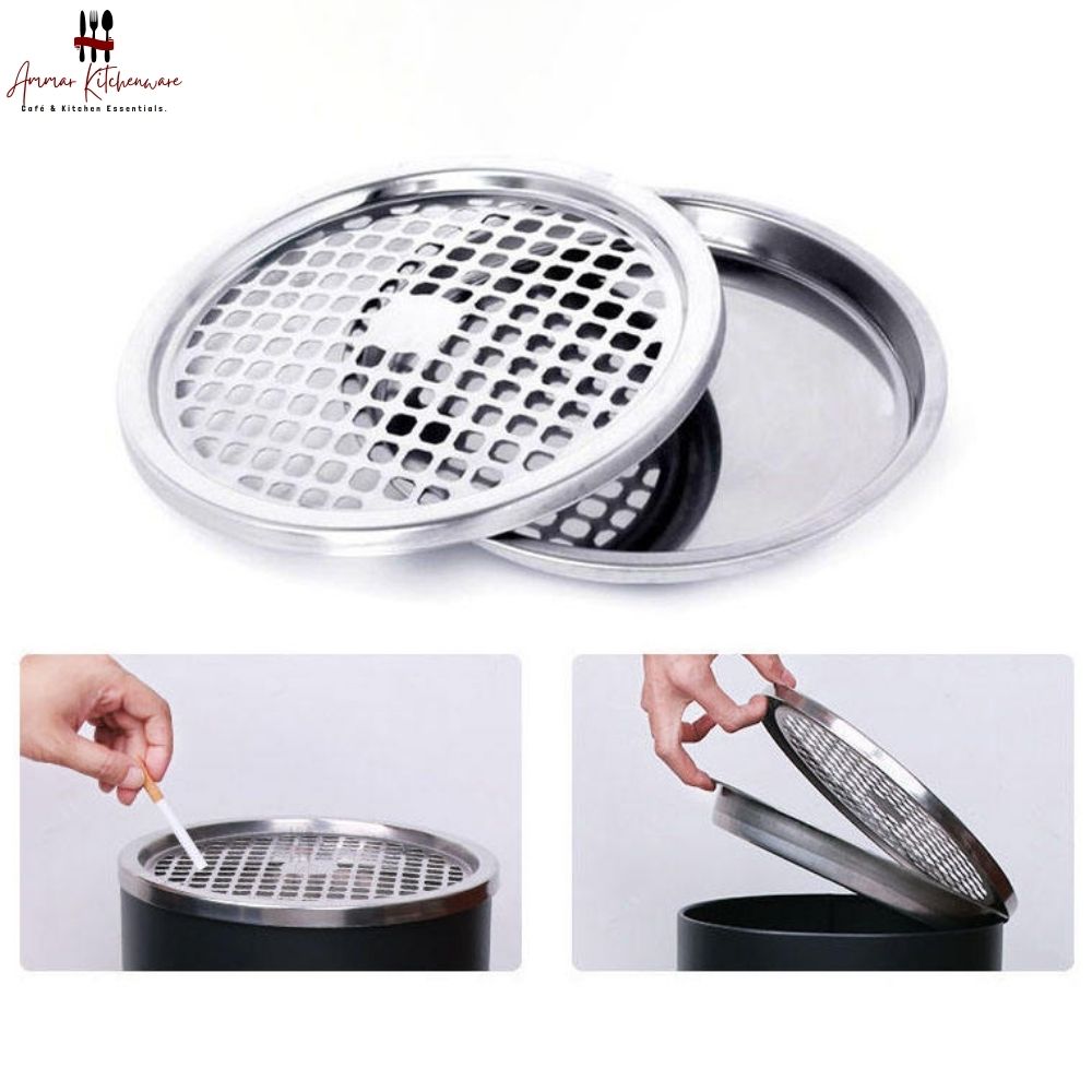 Standing Round Ashtray Bin