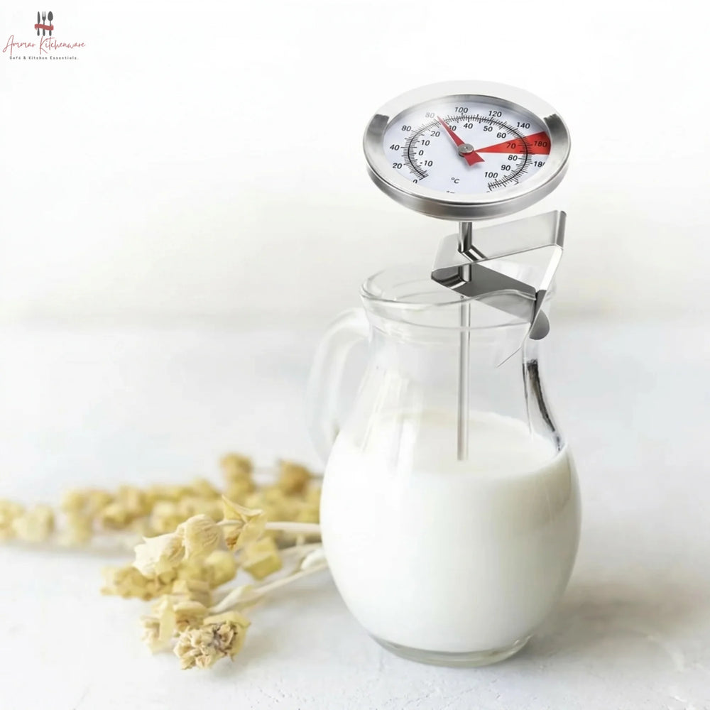 Stainless Steel Clip-on Cooking Thermometer