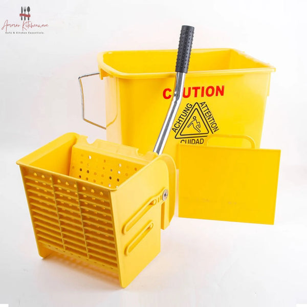 20L Commercial Single Mop Bucket Trolley