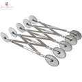 5 Wheel Double Head Stainless Steel Adjustable Pastry & Dough Cutter