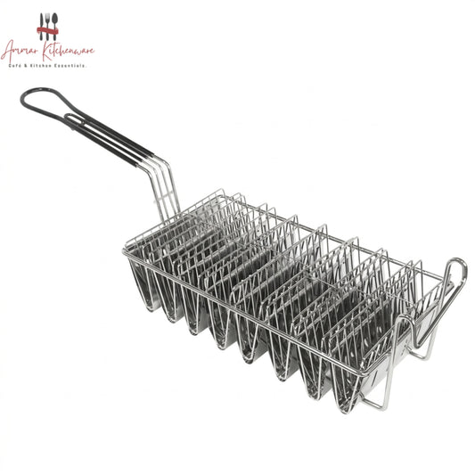 8 Slot Commercial Taco Fryer Basket