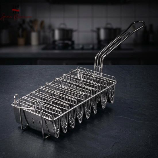 8 Slot Commercial Taco Fryer Basket
