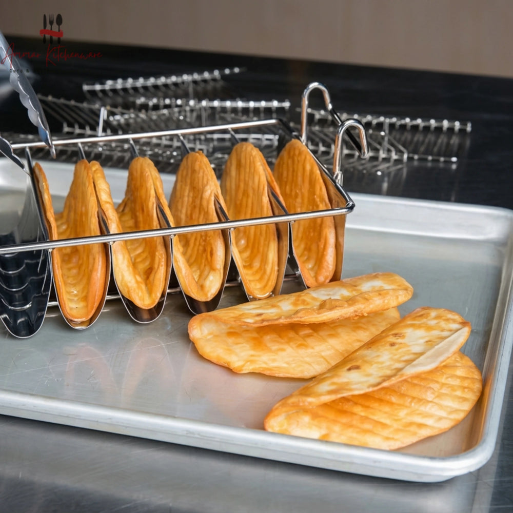 8 Slot Commercial Taco Fryer Basket