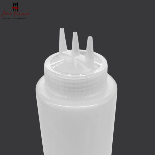 Refillable 3 nozzle Sauce Bottle