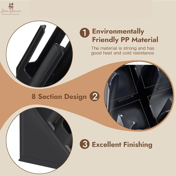 Multi Compartment Disposable Cup Holder Organizer