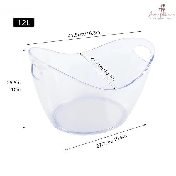 Large Acrylic Drink Tub