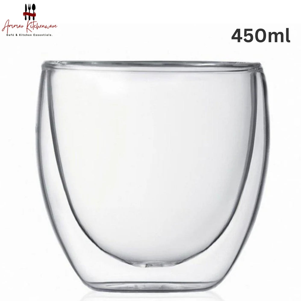 Double Wall Coffee Glass