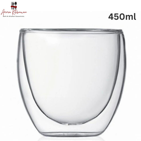 Double Wall Coffee Glass