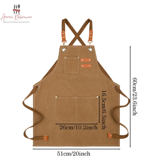 Barista Canvas Apron