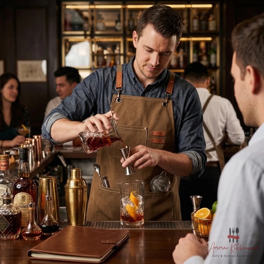 Barista Canvas Apron