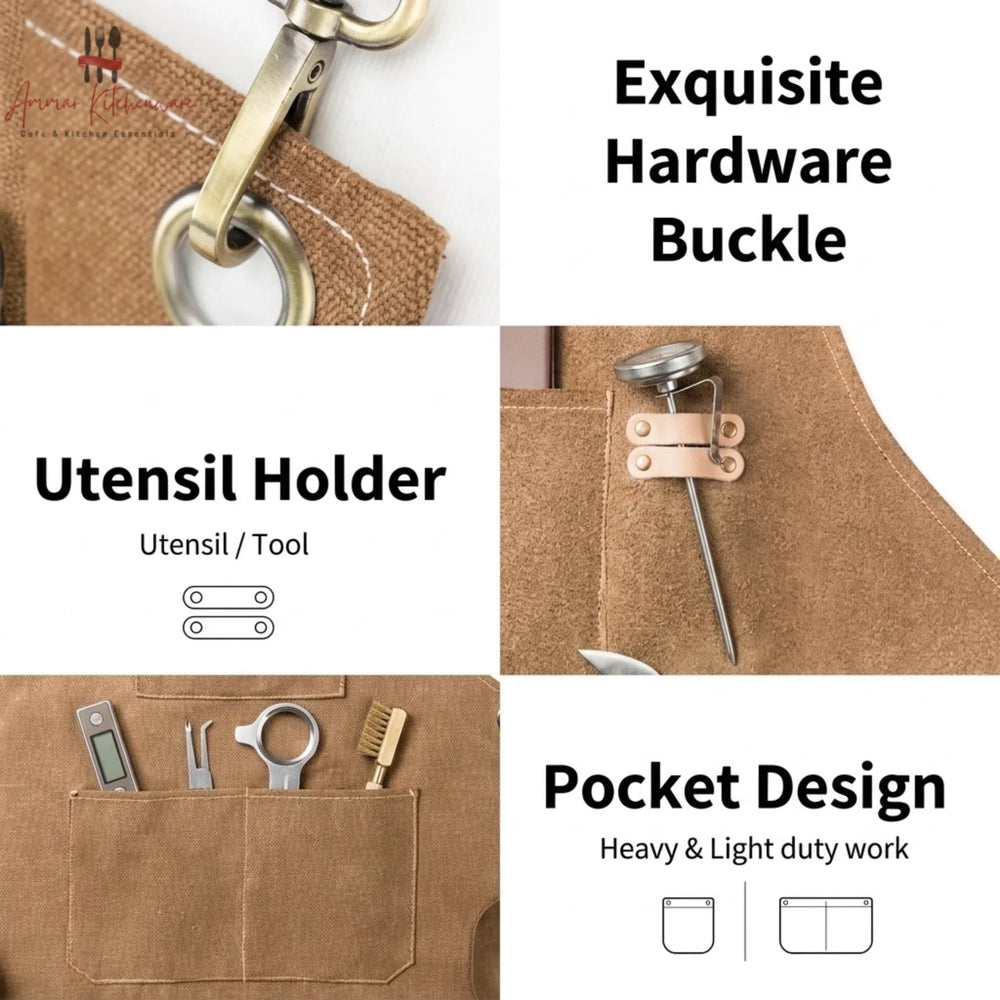 Barista Canvas Apron