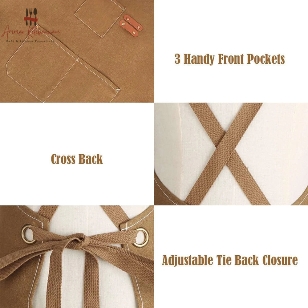 Barista Canvas Apron