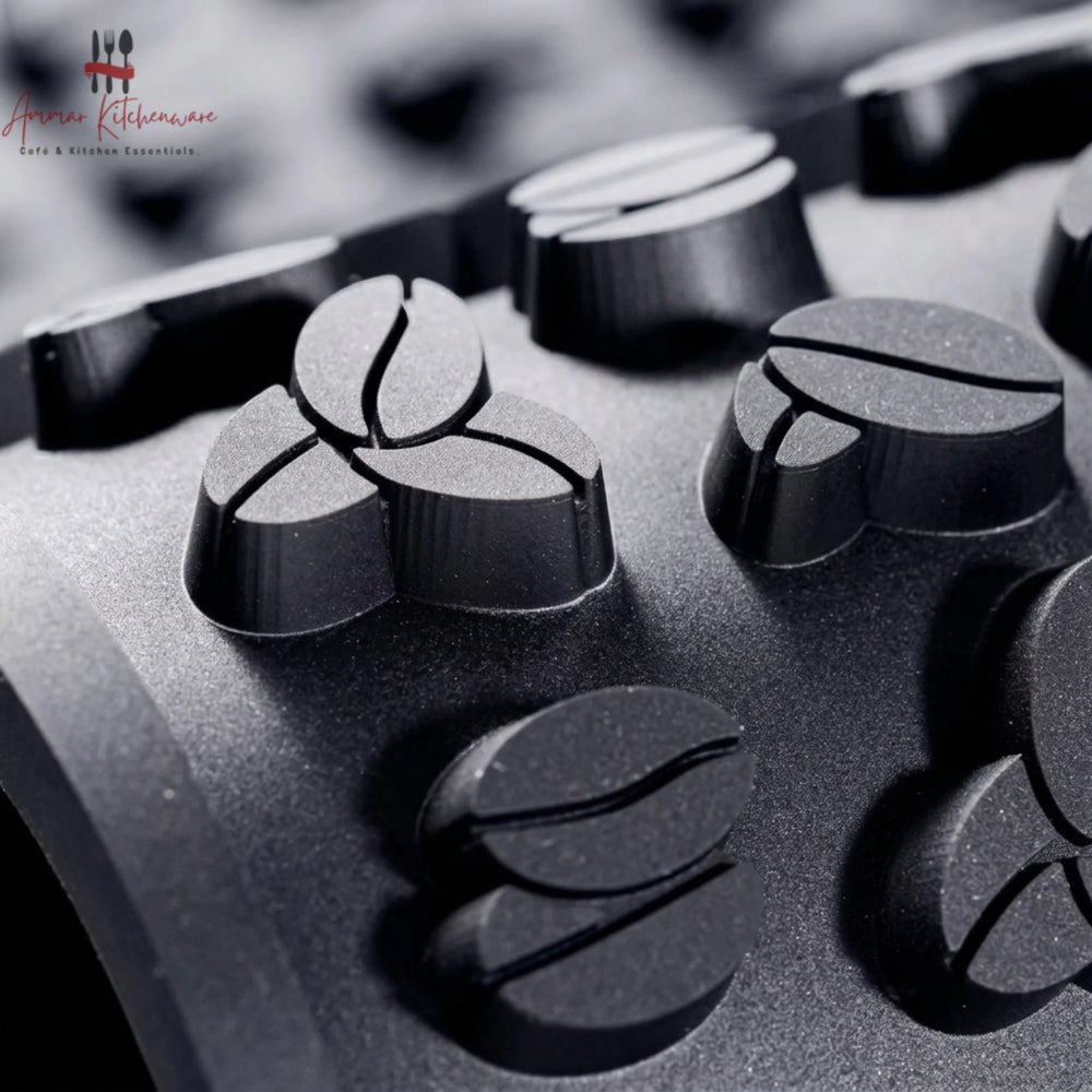 Silicone Bar Spill Mat with Embossed Bean Design
