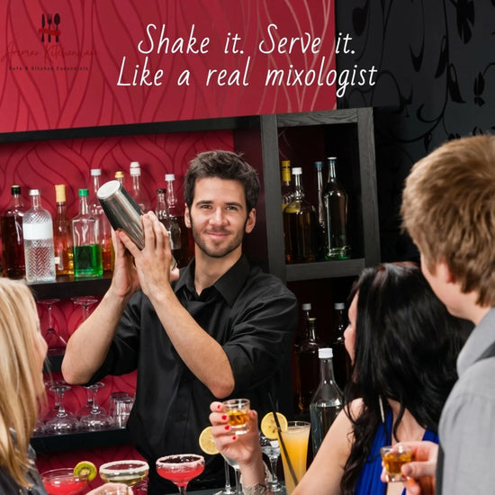 Portable Mixology Bar Tool Set with Canvas Travel Bag