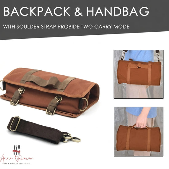 Portable Mixology Bar Tool Set with Canvas Travel Bag
