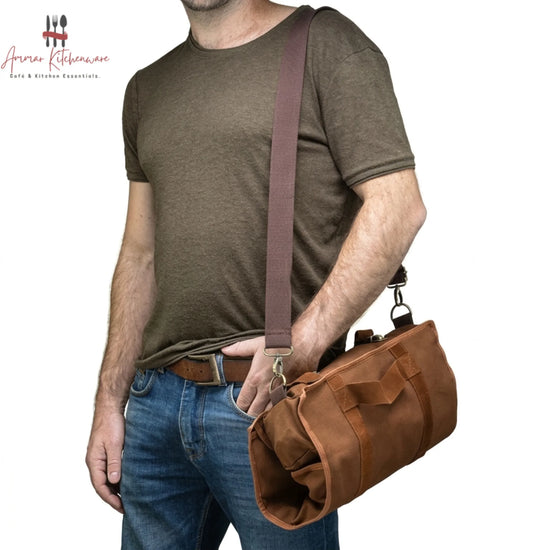 Portable Mixology Bar Tool Set with Canvas Travel Bag