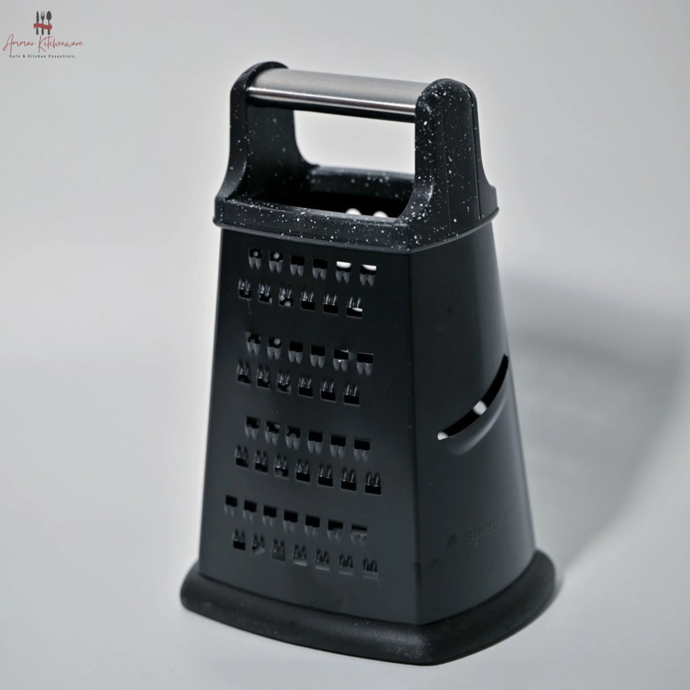 Black Speckled Handle Box Grater