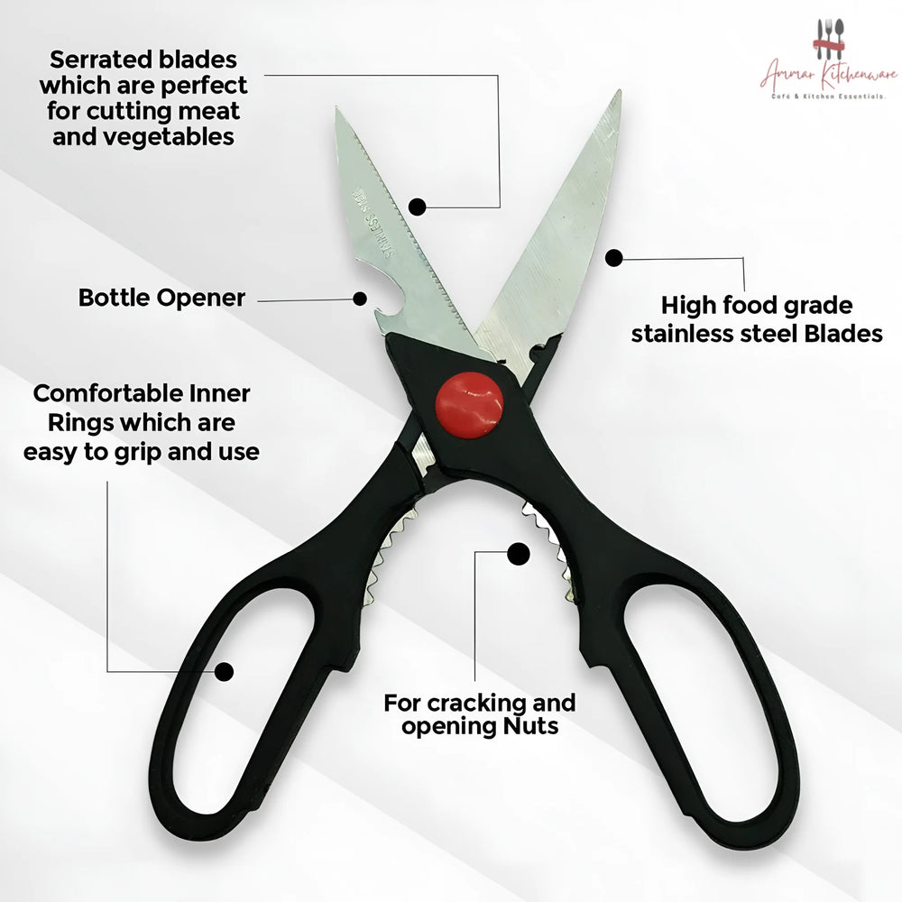 Multi Purpose Stainless Steel Kitchen Scissors