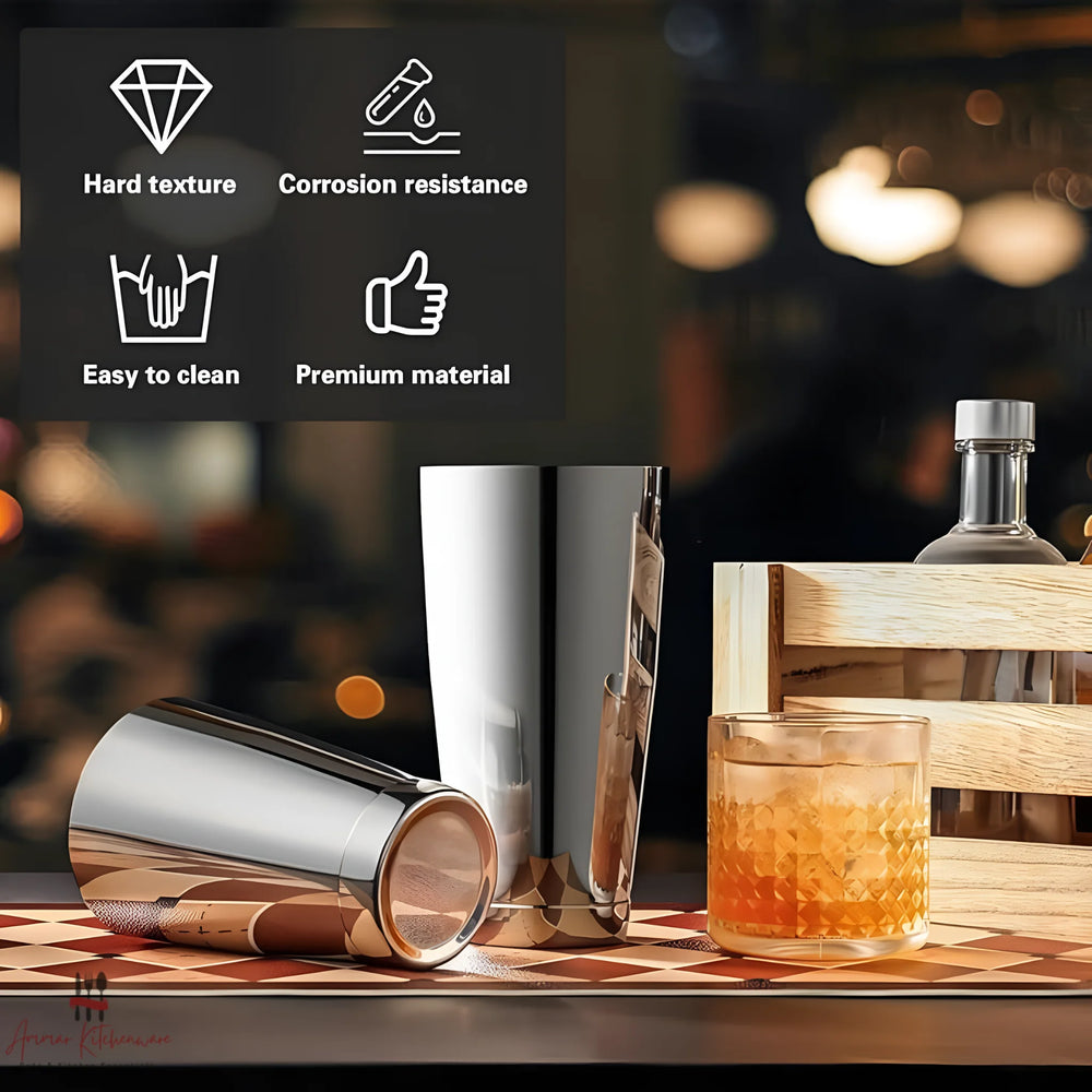 Boston Stainless Steel Cocktail Shaker