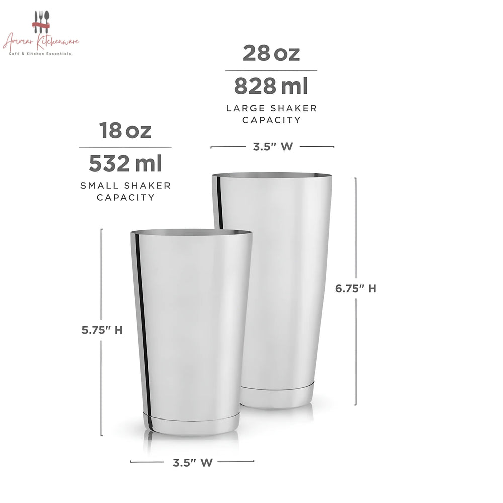 Stainless Steel Boston Cocktail Shaker