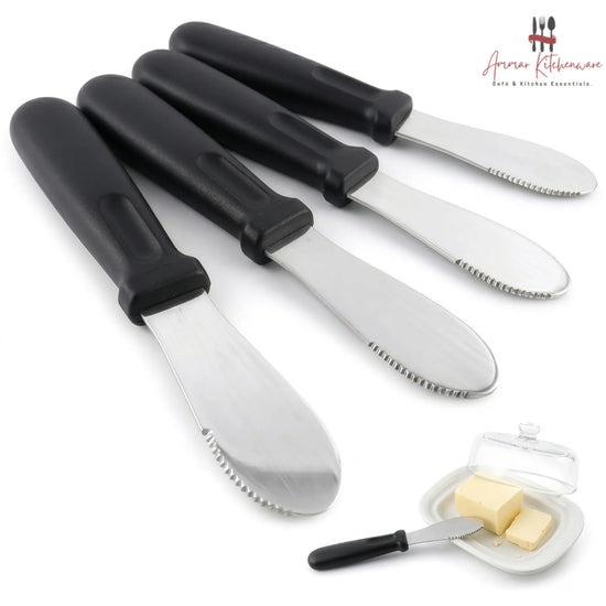 Stainless Steel Serrated Butter Spreader Knife