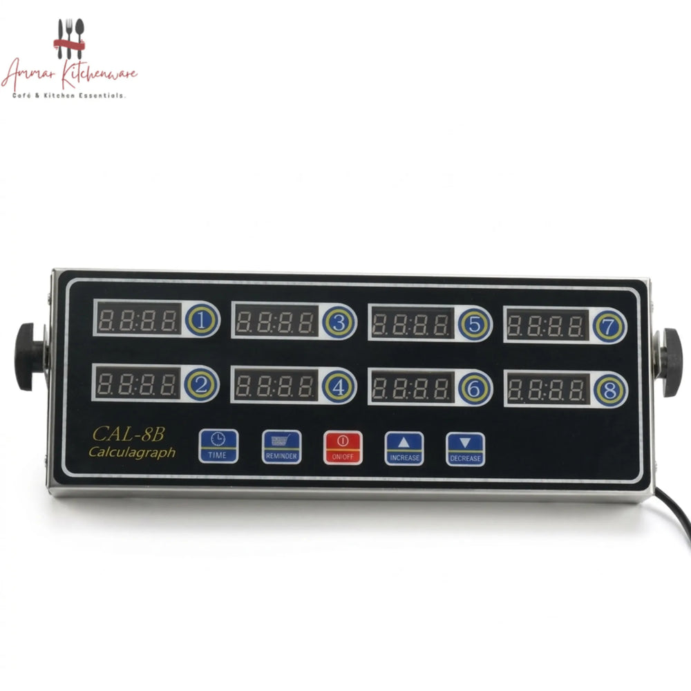 8 Channel Commercial Digital Kitchen Timer