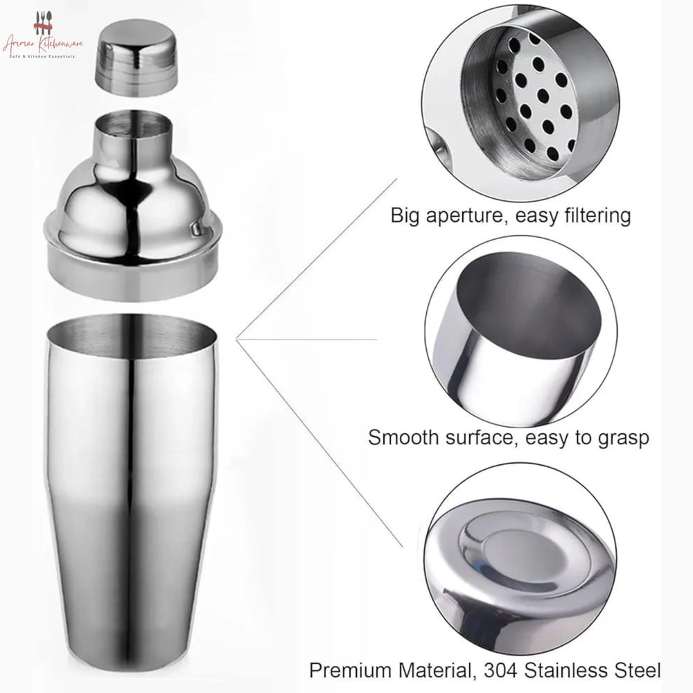 Stainless Steel Cocktail Shaker