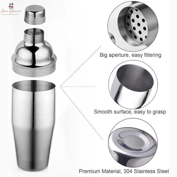 Stainless Steel Cocktail Shaker