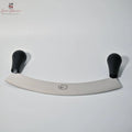 Double Handle Crescent Pizza Cutter